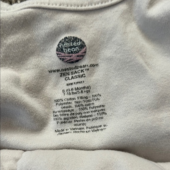 Nested Bean Sleep Sack size 0-6 months - Picture 4 of 6